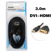 Cabo HDMI x DVI 3m